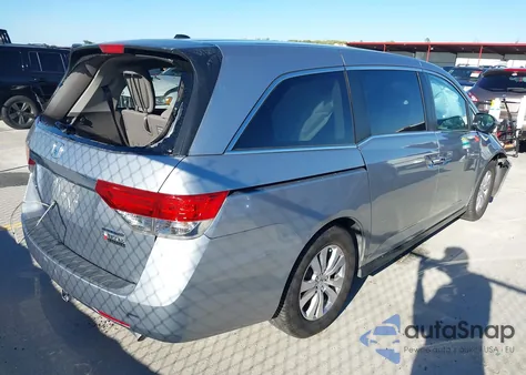 2016 Honda Odyssey Se from USA, damaged, VIN 5FNRL5H30GB105854